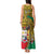 Personalised Benin National Day Tank Maxi Dress Coat Of Arms With Leopard African Pattern