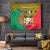 Personalised Benin National Day Tapestry Coat Of Arms With Leopard African Pattern - Wonder Print Shop