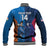 Custom USA and India Cricket Baseball Jacket 2024 Together Dynamic Style - Wonder Print Shop