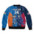 Custom USA and India Cricket Bomber Jacket 2024 Together Dynamic Style - Wonder Print Shop