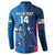 Custom USA and India Cricket Button Sweatshirt 2024 Together Dynamic Style - Wonder Print Shop