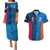 Custom USA and India Cricket Couples Matching Puletasi and Hawaiian Shirt 2024 Together Dynamic Style - Wonder Print Shop