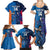 Custom USA and India Cricket Family Matching Summer Maxi Dress and Hawaiian Shirt 2024 Together Dynamic Style - Wonder Print Shop