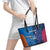 Custom USA and India Cricket Leather Tote Bag 2024 Together Dynamic Style - Wonder Print Shop