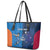 Custom USA and India Cricket Leather Tote Bag 2024 Together Dynamic Style - Wonder Print Shop