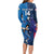 Custom USA and India Cricket Long Sleeve Bodycon Dress 2024 Together Dynamic Style - Wonder Print Shop