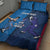 Custom USA and India Cricket Quilt Bed Set 2024 Together Dynamic Style