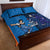 Custom USA and India Cricket Quilt Bed Set 2024 Together Dynamic Style