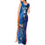 Custom USA and India Cricket Tank Maxi Dress 2024 Together Dynamic Style