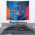 Custom USA and India Cricket Tapestry 2024 Together Dynamic Style