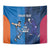 Custom USA and India Cricket Tapestry 2024 Together Dynamic Style