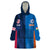 Custom USA and India Cricket Wearable Blanket Hoodie 2024 Together Dynamic Style - Wonder Print Shop