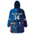 Custom USA and India Cricket Wearable Blanket Hoodie 2024 Together Dynamic Style - Wonder Print Shop