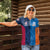 Custom USA and India Cricket Women Polo Shirt 2024 Together Dynamic Style