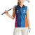 Custom USA and India Cricket Women Sleeveless Polo Shirt 2024 Together Dynamic Style