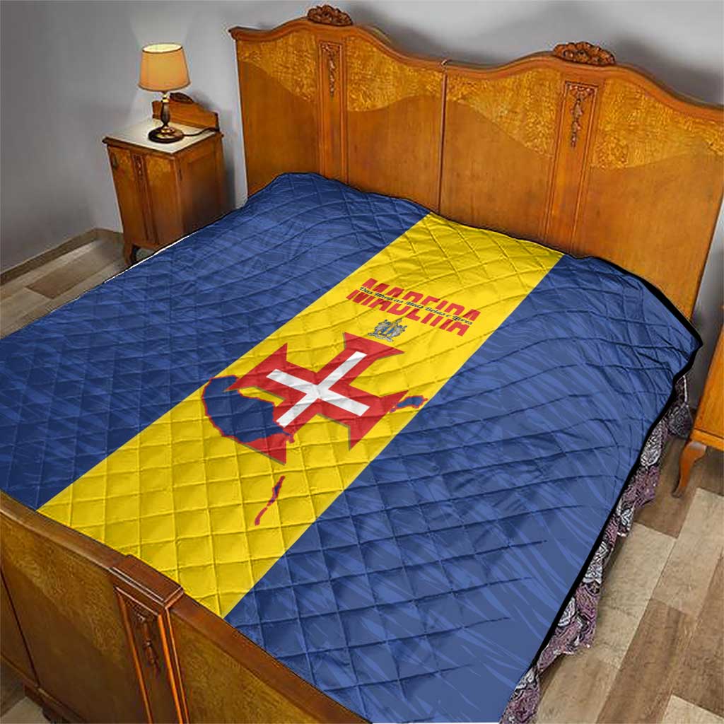 Maderia Day Quilt Pearl of the Atlantic Flag Style - Wonder Print Shop