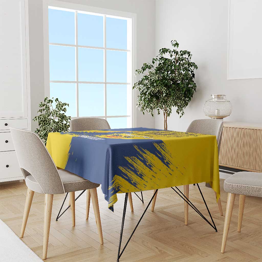 Personalised Maderia Day Tablecloth July 1 Monk Seal Grunge Style - Wonder Print Shop