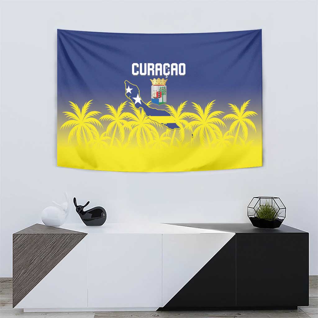 Baseball Curacao Tapestry 2025 Korsou de Palmbomen - Wonder Print Shop
