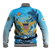 US Virgin Islands Independence Day Personalized Baseball Jacket 1848 Proud Palm Tropical Style
