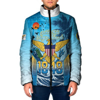 US Virgin Islands Independence Day Personalized Padded Jacket 1848 Proud Palm Tropical Style