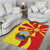 North Macedonia National Day Area Rug Happy 33rd Anniversary Flag Style - Wonder Print Shop