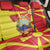 North Macedonia National Day Back Car Seat Cover Happy 33rd Anniversary Flag Style - Wonder Print Shop