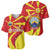 North Macedonia National Day Baseball Jersey Happy 33rd Anniversary Flag Style - Wonder Print Shop