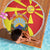 North Macedonia National Day Beach Blanket Happy 33rd Anniversary Flag Style - Wonder Print Shop