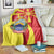 North Macedonia National Day Blanket Happy 33rd Anniversary Flag Style