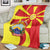 North Macedonia National Day Blanket Happy 33rd Anniversary Flag Style