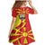 North Macedonia National Day Family Matching Mermaid Dress and Hawaiian Shirt Happy 33rd Anniversary Flag Style - Wonder Print Shop