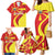 North Macedonia National Day Family Matching Mermaid Dress and Hawaiian Shirt Happy 33rd Anniversary Flag Style - Wonder Print Shop