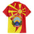 North Macedonia National Day Family Matching Mermaid Dress and Hawaiian Shirt Happy 33rd Anniversary Flag Style - Wonder Print Shop