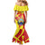 North Macedonia National Day Family Matching Mermaid Dress and Hawaiian Shirt Happy 33rd Anniversary Flag Style - Wonder Print Shop