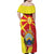 North Macedonia National Day Family Matching Off Shoulder Maxi Dress and Hawaiian Shirt Happy 33rd Anniversary Flag Style - Wonder Print Shop