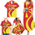 North Macedonia National Day Family Matching Summer Maxi Dress and Hawaiian Shirt Happy 33rd Anniversary Flag Style - Wonder Print Shop