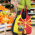 North Macedonia National Day Grocery Bag Happy 33rd Anniversary Flag Style