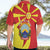 North Macedonia National Day Hawaiian Shirt Happy 33rd Anniversary Flag Style - Wonder Print Shop