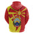 North Macedonia National Day Hoodie Happy 33rd Anniversary Flag Style - Wonder Print Shop