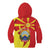 North Macedonia National Day Kid Hoodie Happy 33rd Anniversary Flag Style - Wonder Print Shop