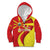 North Macedonia National Day Kid Hoodie Happy 33rd Anniversary Flag Style - Wonder Print Shop