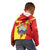 North Macedonia National Day Kid Hoodie Happy 33rd Anniversary Flag Style - Wonder Print Shop