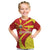 North Macedonia National Day Kid T Shirt Happy 33rd Anniversary Flag Style - Wonder Print Shop