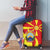 North Macedonia National Day Luggage Cover Happy 33rd Anniversary Flag Style - Wonder Print Shop