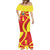 North Macedonia National Day Mermaid Dress Happy 33rd Anniversary Flag Style - Wonder Print Shop