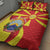 North Macedonia National Day Quilt Bed Set Happy 33rd Anniversary Flag Style - Wonder Print Shop