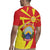 North Macedonia National Day Rugby Jersey Happy 33rd Anniversary Flag Style - Wonder Print Shop