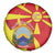 North Macedonia National Day Spare Tire Cover Happy 33rd Anniversary Flag Style - Wonder Print Shop