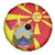 North Macedonia National Day Spare Tire Cover Happy 33rd Anniversary Flag Style - Wonder Print Shop