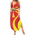 North Macedonia National Day Summer Maxi Dress Happy 33rd Anniversary Flag Style - Wonder Print Shop